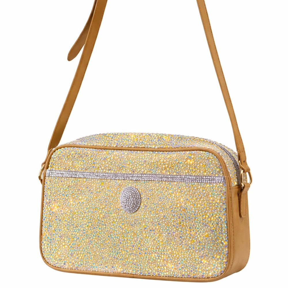 Mark Cross Hand-Crystalized Crossbody – Aurora Gold Edition